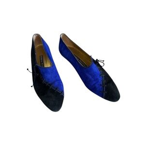 Andrea Pfister Vintage 80/90’s Rare Two-Tone Suede Heels Size 7